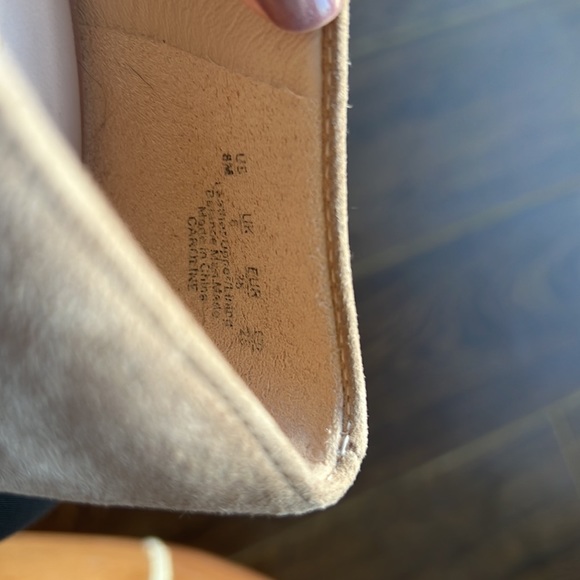 27 EDIT Nude Suede Loafers - Picture 6 of 6